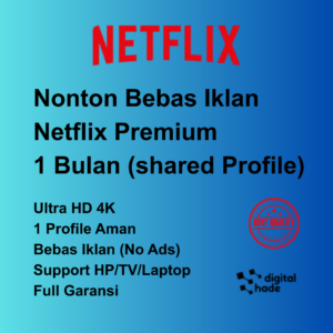 Tambahkan judul (1) Netflix Premium 1 Bulan – Full HD/4K | Garansi | Aktivasi Cepat